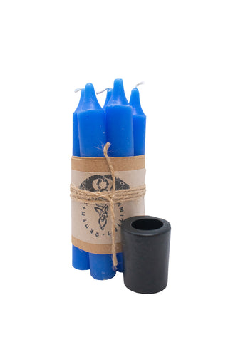 Image of Mini Ritual Spell Candles – Unscented 4” Set for Norse Pagan & Witchcraft Use