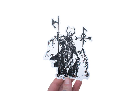 Image of Loki die cut sticker