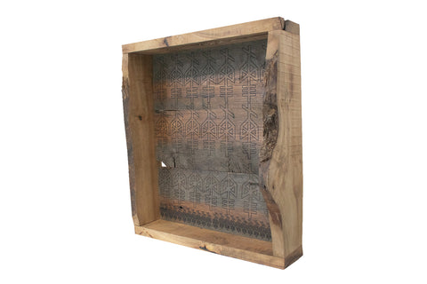 Image of Odin bindrune antique altar shelf