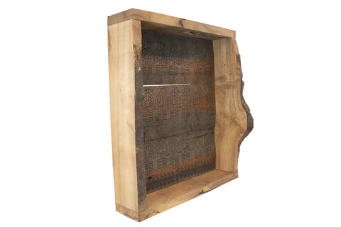 Image of Odin bindrune antique altar shelf