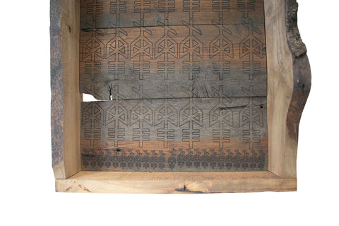 Image of Odin bindrune antique altar shelf