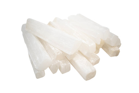 Image of Rough-Cut Selenite Crystal — Crystal for Protection, Peace & Ritual Use
