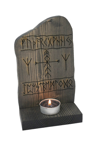 Image of home protection bindrune rune stone altar