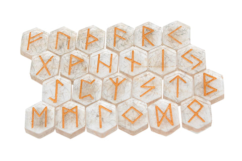 Image of wolf hair rune set