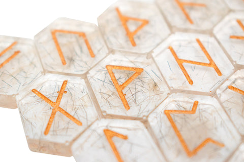 Image of wolf hair rune set