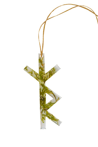 Image of Safe Travels Protection Bindrune Talisman – Hand-Poured Resin