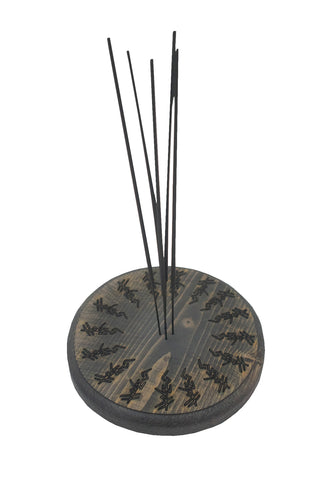 Image of Freya bindrune circle incense dish