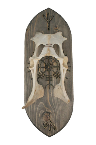 Image of deep hip bone & Ægishjálmr wall hanger
