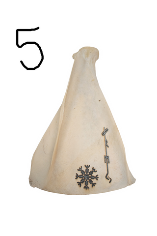 Image of elk scapula incense dishes