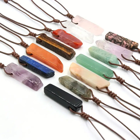 Image of Intuitively Selected Crystal Pendant Necklace
