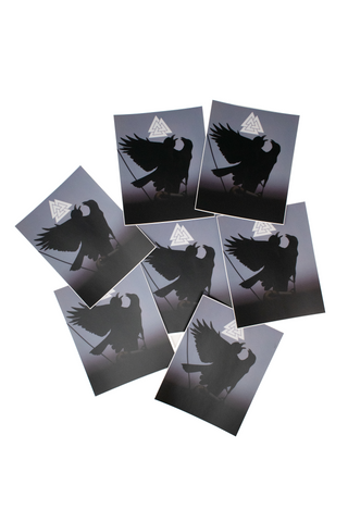 Image of Odin's ravens sticker