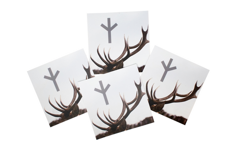 Image of Algiz antler sticker