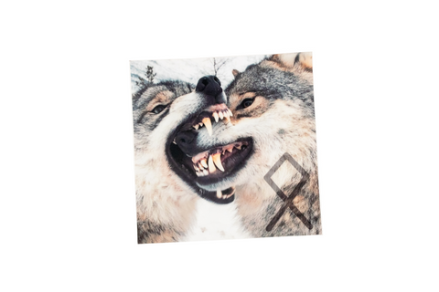 Image of Odin's wolves sticker