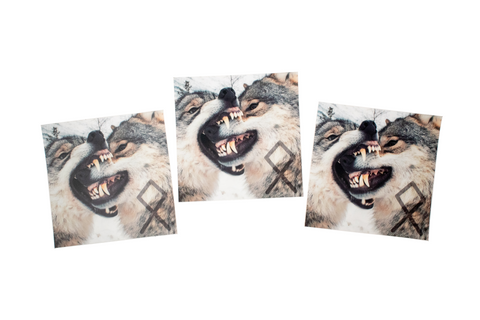 Image of Odin's wolves sticker