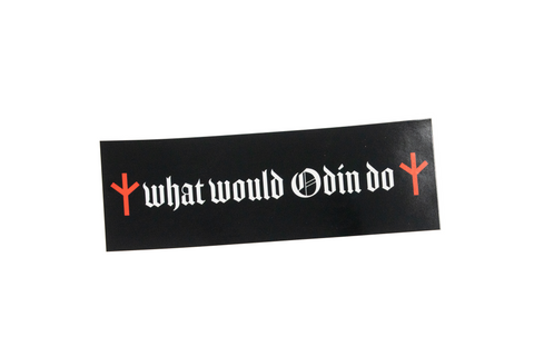 Image of what would odin do sticker