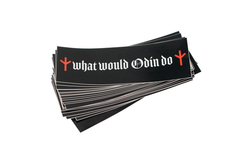 Image of what would odin do sticker