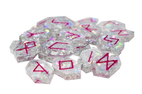 Image of unicorn sparkle slay elder futhark rune set