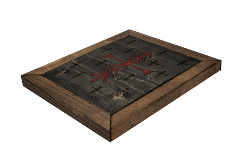 Image of framed home protection bindrune wall hanger