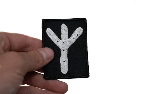 Image of ALGIZ (ᛉ) Rune Patch – Protection, Warding, Divine Shield