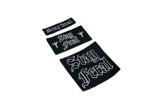 Image of Stay feral iron/sew on patch