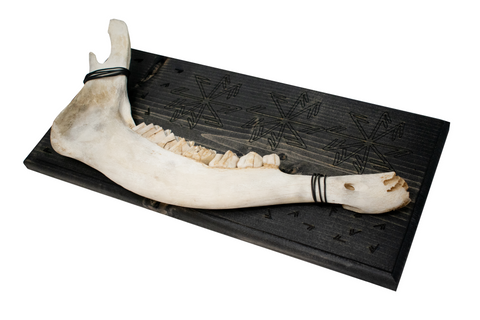 Image of Connection to the norse gods elk jawbone hanger