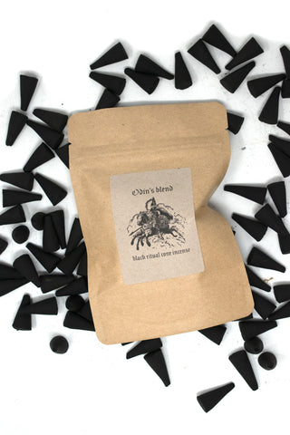 Image of Norse God Ritual Cone Incense – 30 Handmade Cones