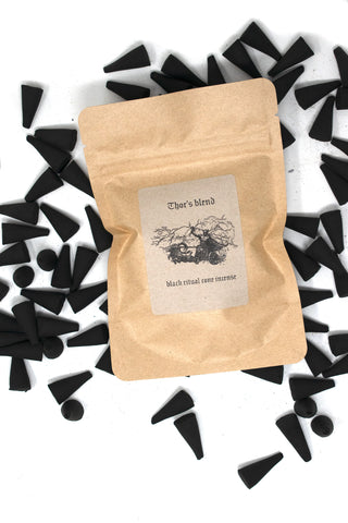 Image of Norse God Ritual Cone Incense – 30 Handmade Cones