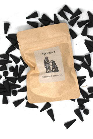 Image of Norse God Ritual Cone Incense – 30 Handmade Cones