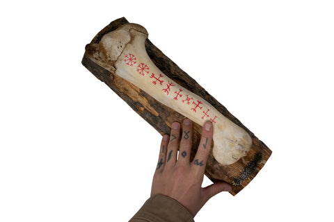 Image of Painted Cow Leg Bone – The Nine Helms