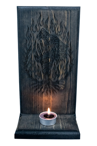 Image of Tyr and Fenrir Altar