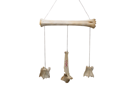 Image of Elk Bone Wind Chime – Home Protection Bindrunes