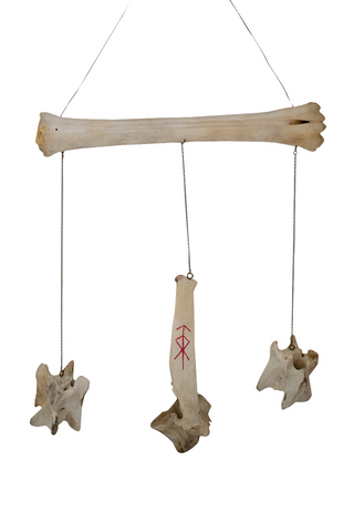 Image of Elk Bone Wind Chime – Home Protection Bindrunes