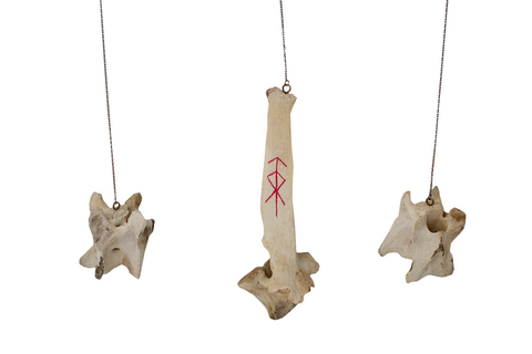 Image of Elk Bone Wind Chime – Home Protection Bindrunes