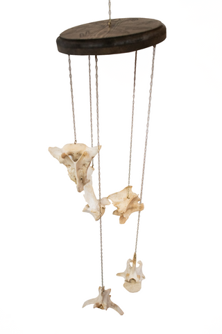 Image of Connection to the Gods Elk Vertebra Wind Chime