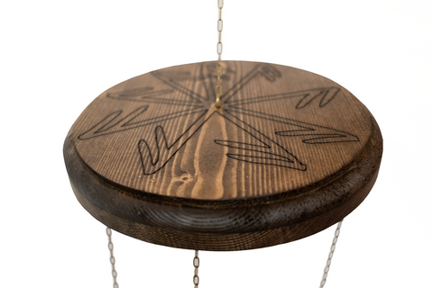 Image of Connection to the Gods Elk Vertebra Wind Chime