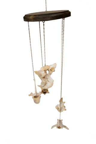 Image of Connection to the Gods Elk Vertebra Wind Chime