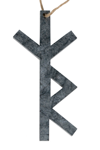 Image of Safe Travels Protection Bindrune Talisman – Hand-Poured Resin