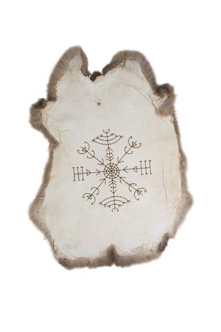 Image of burnt rabbit hide altar cloth - Veldismagn