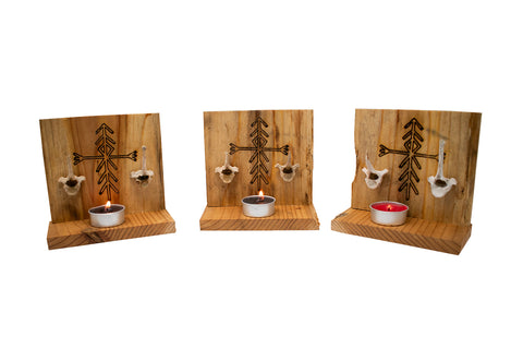 Image of Coyote Vertebra Home Protection Bindrune Altar
