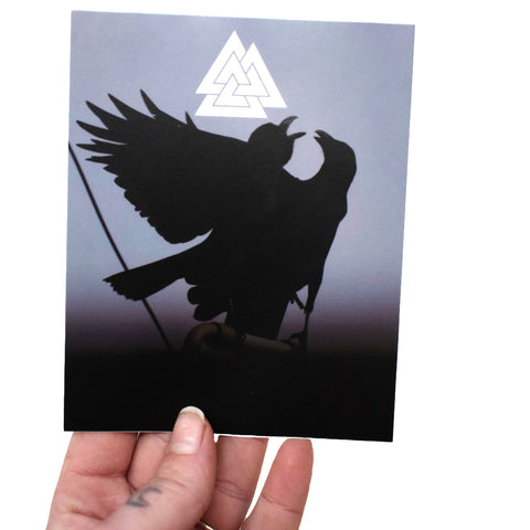 Image of Odin's ravens sticker