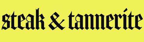 Image of Steak & Tannerite Bumper Sticker – Weatherproof Vinyl