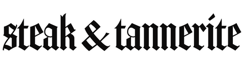 Image of Steak & Tannerite Bumper Sticker – Weatherproof Vinyl