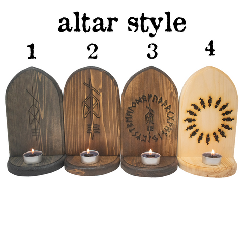 Image of Odin bindrune altar
