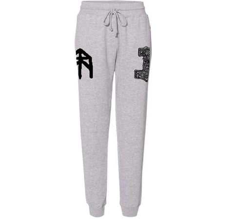 Image of Strength bindrune & Mjolnir women's joggers