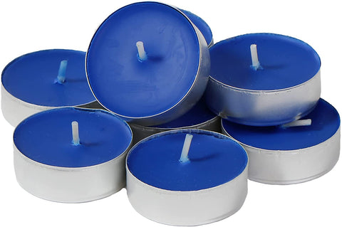 Image of Ritual Tealight Candles – Unscented Soy Wax with Vegvisir Stave