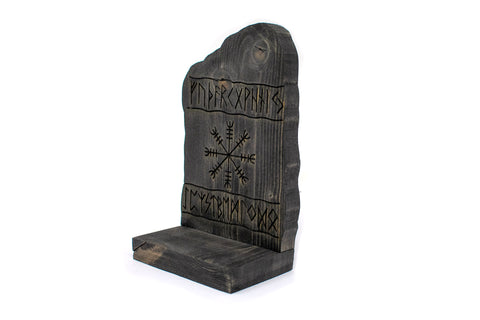 Image of Rune stone Ægishjálmr altar