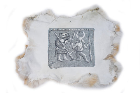Image of Berserker rabbit hide altar cloth