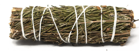 Image of Rosemary smudge stick, pagan herbs, wiccan herbs, viking herbs, norse herbs, nordic herbs, witchcraft herbs