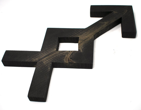 Image of pagan decor, heathen decor, viking decor, norse decor, nordic decor, witchy decor, witch decor, pagan home, viking home, heathen home, witch home, pagan wall hanger, heathen wall hanger, viking wall hanger, witch wall hanger, bindrune wall hanger