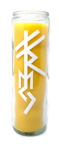 Image of mystery norse god prayer candle - find your chosen deity